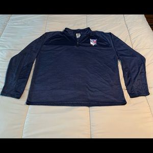New York Rangers Hockey Quarterzip Pullover XL